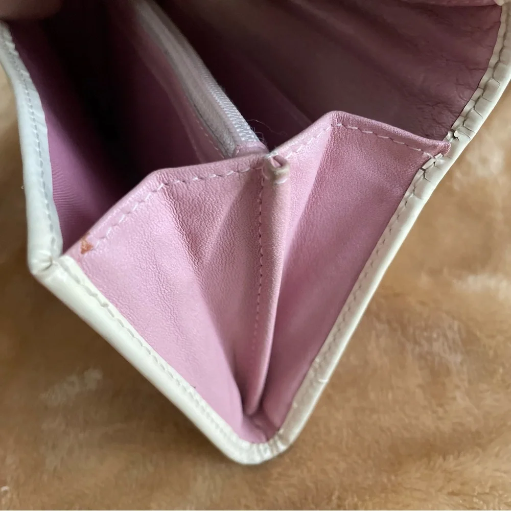 Dior pink trotter wallet